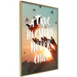 Arkiio Affisch A True Love Story Never Ends [Poster] 20x30 Poster